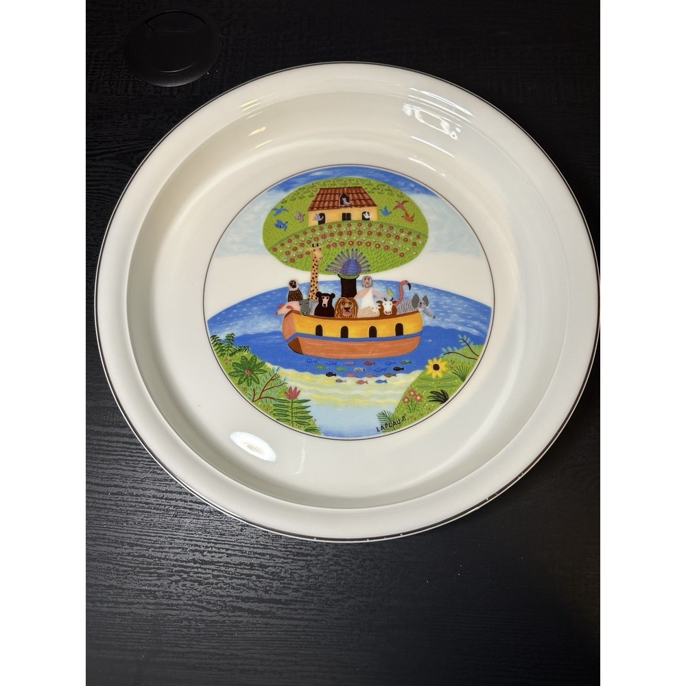 Villeroy & Boch Design Naïf Noah's Ark Round Baking Or Pie Dish 10.75" Excellent